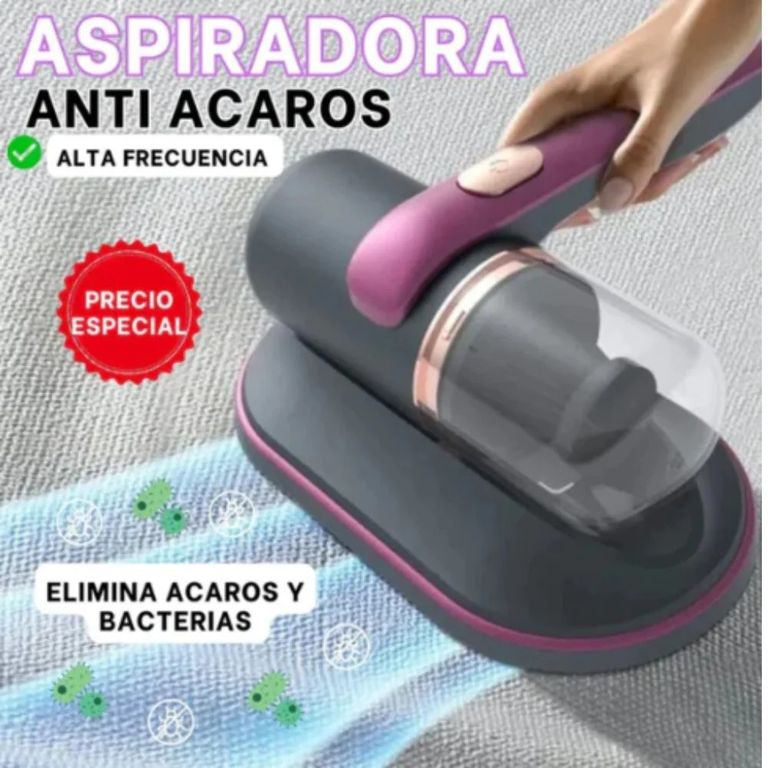 Aspiradora Elimina Ácaros de Superficies de Tela