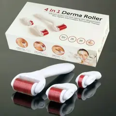 OEM - Derma Roller 4 En 1 Masaje Piel Facial Con Micro Agujas Anti Edad