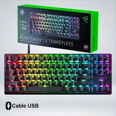 TECLADO HUNTSMAN V3 X TKL RGB MECANICO SWITCH PURPLE SP