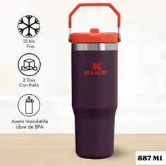 STANLEY - Flip Straw Tumbler Plum 887 Ml