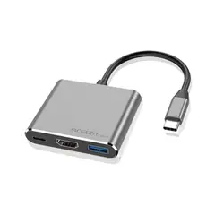 ARGOMTECH - ADAPTADOR 3 EN 1 TIPO C HUB ONEAXESS