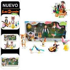 LA GRANJA DE ZENON - Set de Figuras Articulables La Granja de Zenón