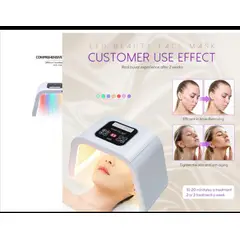 GENERICO - Máscara facial LED, lámpara de 4 fotones LED PDT