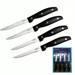 OSTER - Set de Cuchillos Steak Knife 4 Piezas Acero