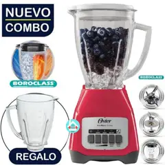 OSTER - Licuadora de 2Vel BLSTKAG-MPB + Vaso de repuesto