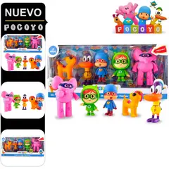 POCOYO - Set de Figuras Articulables y sus Amigos 5pcs