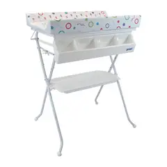 PRIORI - Bañera Con Cambiador Para Bebe Plegable Bali Circus