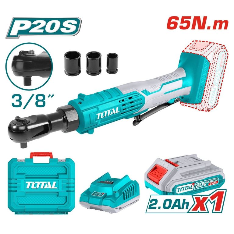 LLAVE RACHET 65Nm 20V CON MALETA-TDRLI2060152