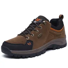 BLWOENS - Zapatos de trekking de invierno para hombres Zapatillas - Marrón