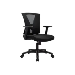 OFIDEAS - Silla Ergonomica Nix Brazos Cromo Regulables Negro