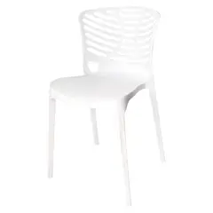 ARKIMUEBLES - Silla de polipropileno modelo Florence blanco