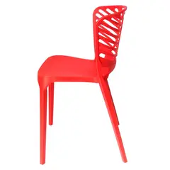 ARKIMUEBLES - Silla de polipropileno modelo Florence rojo