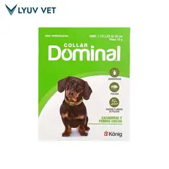 KONIG - ANTIPARASITARIO COLLAR DOMINAL PERROS CHICOS Y CACHORROS 5KG