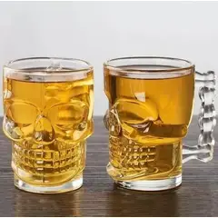 GENERICO - Duo de Vasos Chopp Calavera 375 ml.