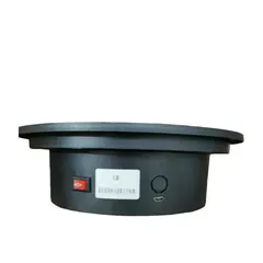 GENERICO - BASE GIRATORIA EXTRA GRANDE 30 CM NEGRO SOPORTA 15 KILOS