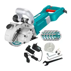 Total Tools - Acanaladora ranuradora de pared concreto 3000w Total