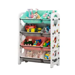 GENERICO - Estante De Almacenamiento 10 Pcs Juguetes Niños Organizador Dormitorio