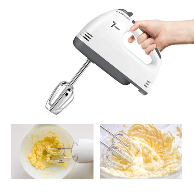 Batidora de Mano Eléctrica 260W – 7 Velocidades y Accesorios Incluidos