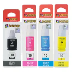 SCOYSER - JUEGO DE TINTAS COMPATIBLES PARA CANON 10
