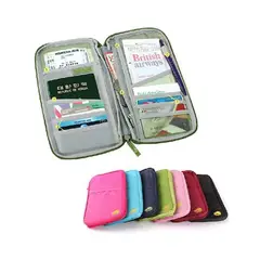 GENERICO - Funda Porta Pasaporte Organizador De Documentos Viaje
