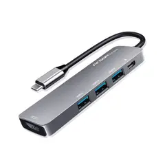 ARGOMTECH - ADAPTADOR 5 EN 1 TIPO C HUB ONEAXESS