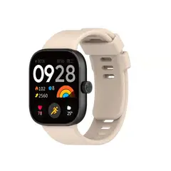 GENERICO - Correa Silicona para Xiaomi Redmi Smart Watch 4 - Beige