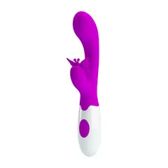 PRETTY LOVE - Vibrador Silicona Estimulación Dual Intensa Juguete Sexual 30 Modos