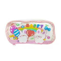 GENERICO - Cartuchera Triple Cierrre Happy Pets Rosado