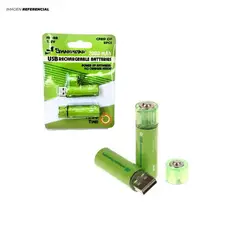 GENERICO - BateríasPilas Recargables por USB AA 15v
