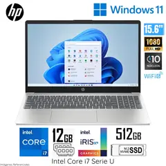 HP - Laptop 15-FD0006LA Intel Core i7-1355U 12GB RAM 512GB SSD 15.6 FHD Win 11