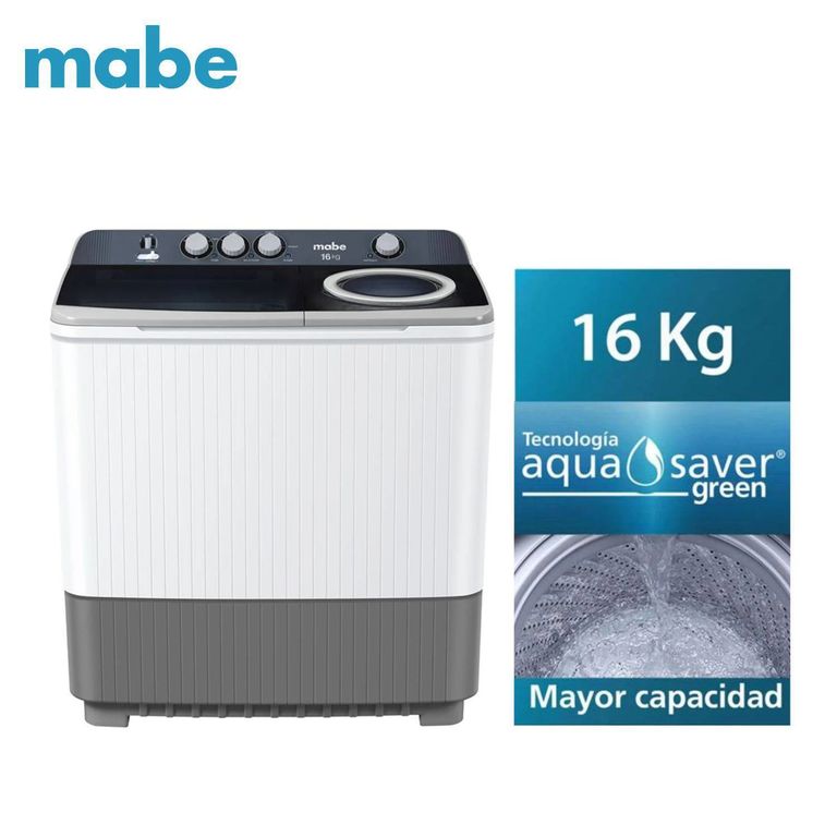 LAVADORA SEMIAUTOMÁTICA - LMD6124PBBB0 DE 16KG BLANCA