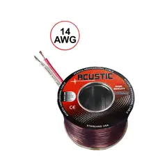 GENERICO - Cable Mellizo RN Cristal 14AWG AP-2020CR ACUSTIC x Rollo
