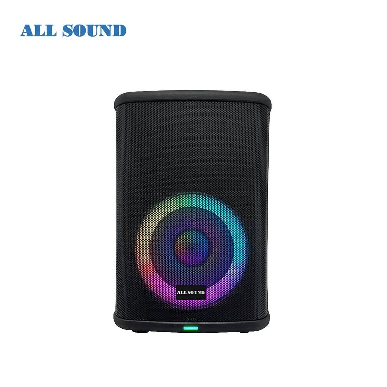 PARLANTE KARAOKE LED DE 8 Pulg. CON BATERIA RECARGABLE