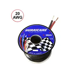 HURRICANE - Cable Mellizo RN Cristal 20AWG AP-20T x Rollo