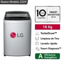 LG - LAVADORA TURBODRUM CARGA SUPERIOR 16KG WT16DVTB - GRIS