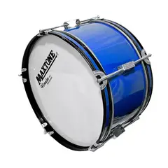 MAXTONE - Bombo 18” AZUL Potente para Bandas y Orquestas