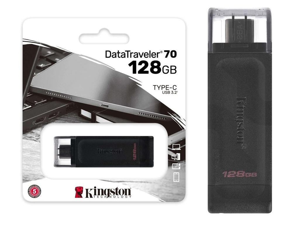 Memoria Usb Tipo C 128gb Flash Datatraveler Usb 3.2