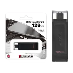KINGSTON - Memoria Usb Tipo C 128gb Flash Datatraveler Usb 3.2
