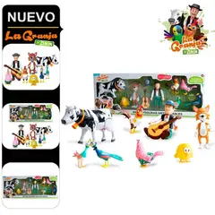 LA GRANJA DE ZENON - Set de Figuras Articulables La Granja de Zenón 8 personajes