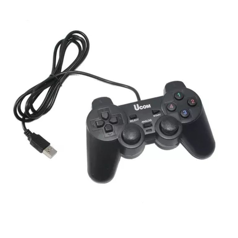 Mando para Pc Laptop Cable USB 1.5 metro Negro