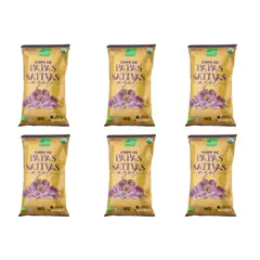 GENERICO - CHIPS PAPAS NATIVAS ORGANICAS AZULES ECOFRENDA PACK 6 UNID. (100g c/u)