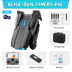 GENERICO - Dron E99 4K camara dual WiFi plegable