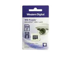 WESTER DIGITAL - Memoria micro SD 256GB WD purpura class 10 SC QD10 VideoVigilancia