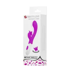 PRETTY LOVE - Vibrador Silicona Estimulación Dual Intensa Juguete Sexual 30 Modos