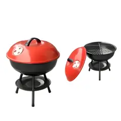 GENERICO - Parrilla a carbón pequeña armable 14" - 39 x 36 cm