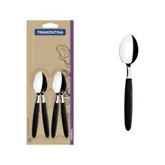 TRAMONTINA - Cuchara de Té Ipanema Negro x12 pzas