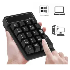 IMPORTADO MC - Teclado Numerico Inalambrico 19 teclas para Contabilidad PC Notebook