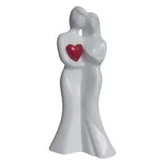 GENERICO - Escultura Pareja de Novios 30x9x14 cm