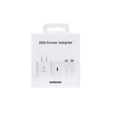 SAMSUNG - Cargador 25W PD Adapter Cable Tipo - C Blanco