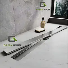 GENERICO - SUMIDERO REVERSIBLE ACERO SUS 304 DE 8X60CM SATINADO